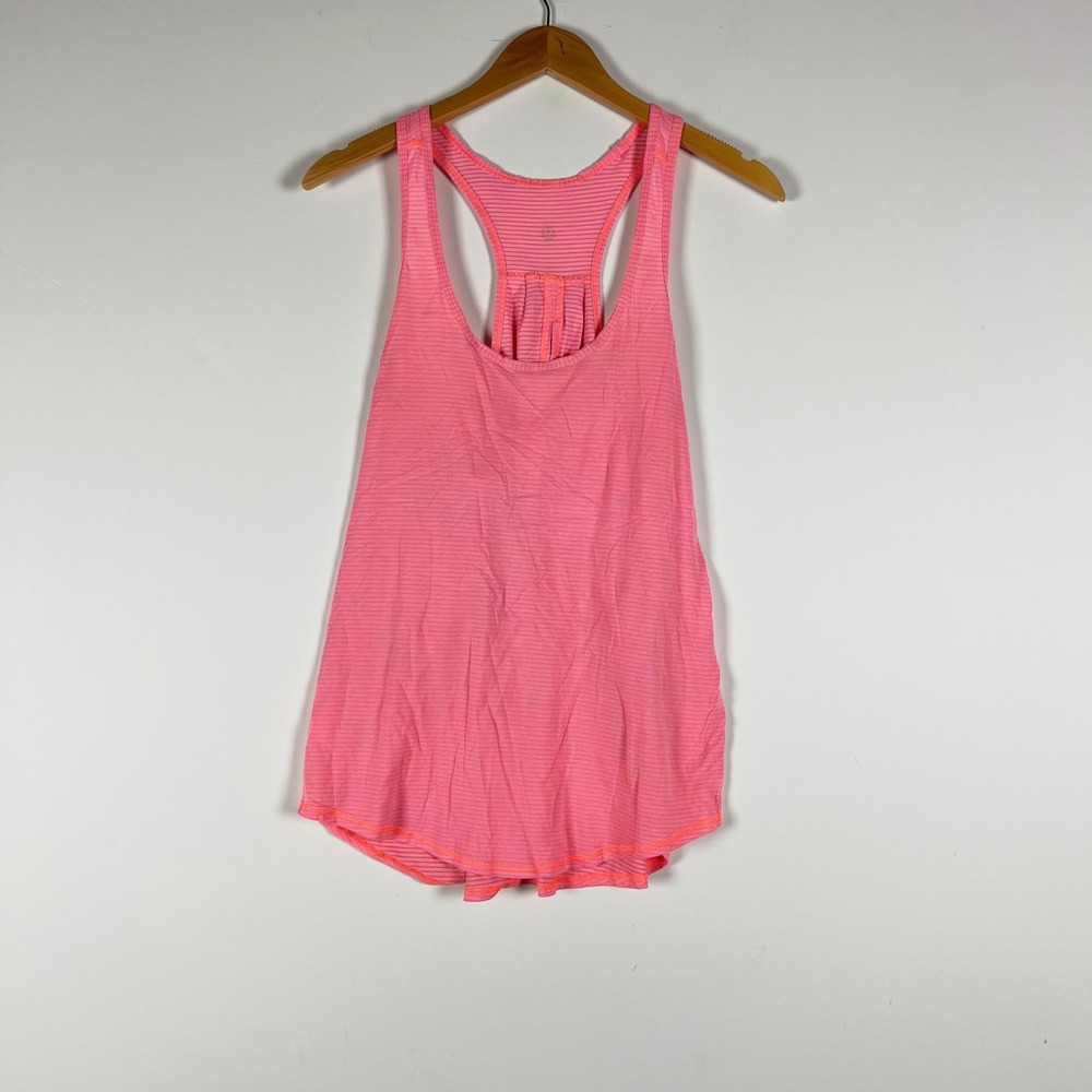 Lululemon Salute The Sun Singlet II Heathered Very Light Flare Tank Top Large